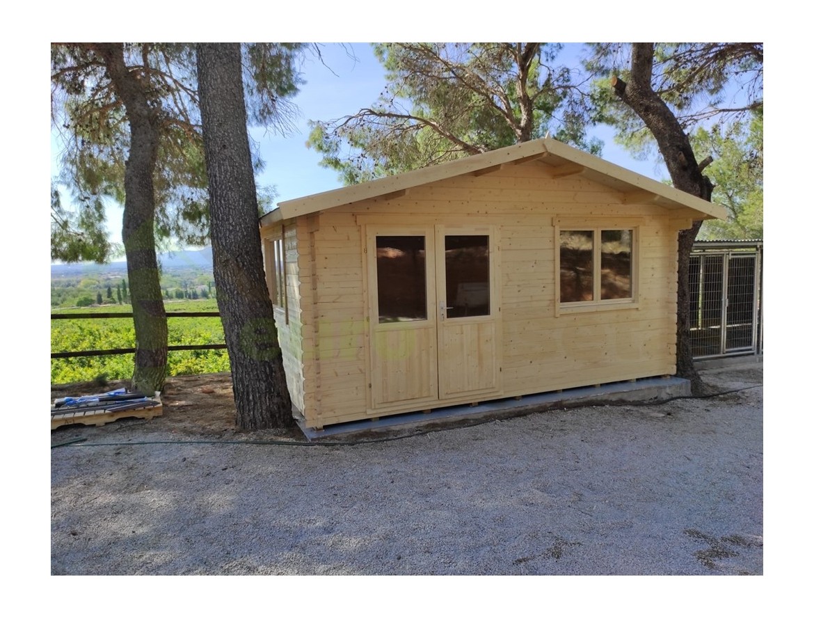 Caseta de jardín ALTEA 5X4, 20 m2, 44 mm